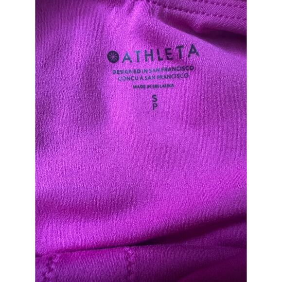 Athleta | Fuchsia Conscious Crop Bikini Top | Size Small - Picture 5 of 5